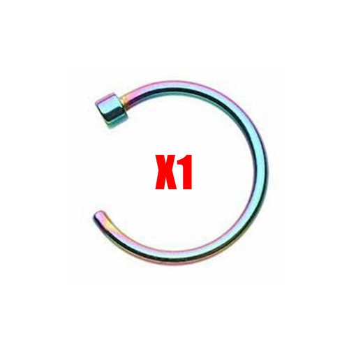 1/3pcs Nose Lip Ear Hoop Rings Body Piercing Earring Stud Surgical Jewellery - Picture 17 of 23