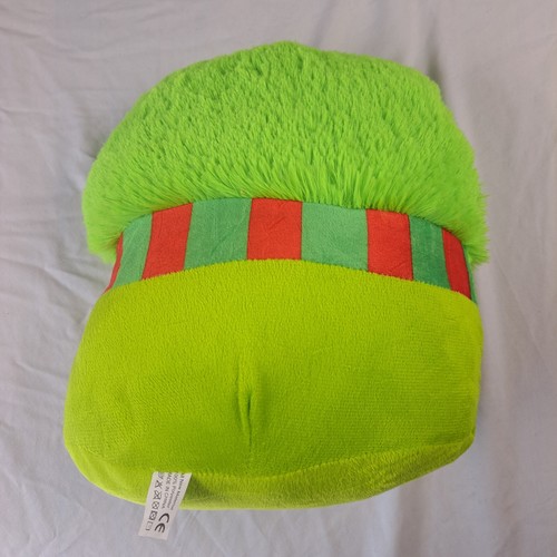 Dr Suess The Grinch Plushy Pillow Green Christmas Toy Small Fuzzy Squishy Soft - Picture 2 of 6