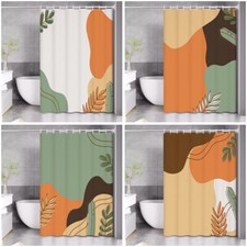 Tenda doccia pittura piante arte tenda bagno con 12 ganci impermeabile 3D