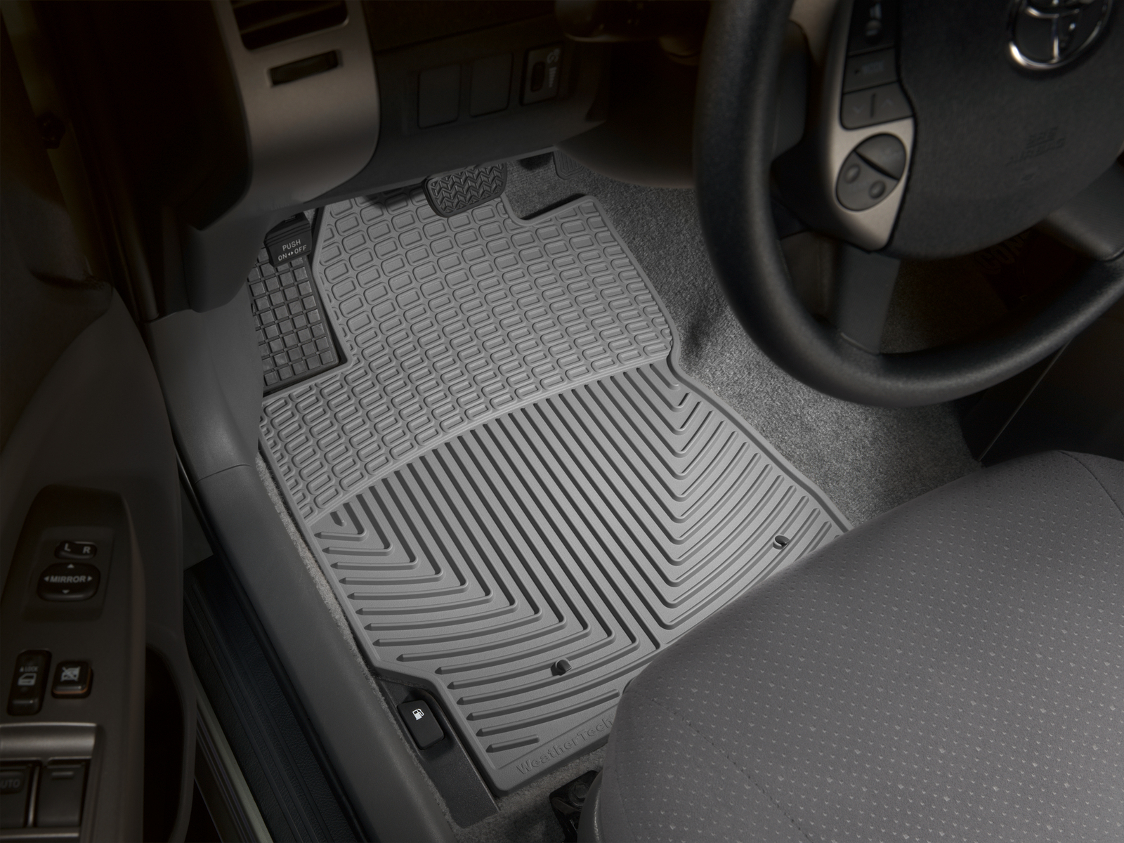 WeatherTech AllWeather Floor Mats for Toyota Prius 20042009 Grey eBay