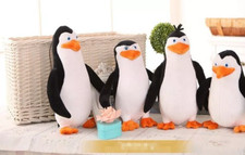 4Pcs/Set The Penguins of Madagascar Plush Stuffed Toys Dolls Gift New 20-28cm