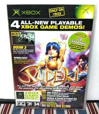 NEW AUGUST 2004 ORIGINAL XBOX MAGAZINE DEMO DISC #34 SUDEKI (HOT!) / NBA BALLERS