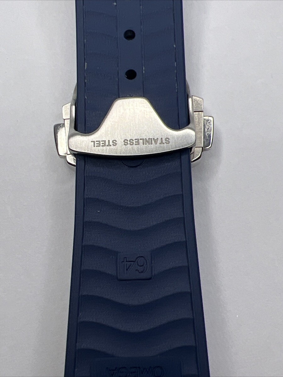EUC Omega Strap 20mm x 18mm CVZ015753 Blue Rubber Band EUC Omega Strap 20mm x 18mm CVZ015753 Blue Rubber Band