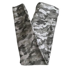 Pilcro And The Letterpress Gray Velvet Camo High Rise Skinny Jeans 26