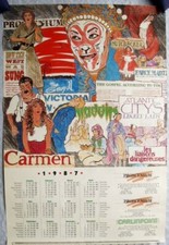 1987 poster Calendar - West