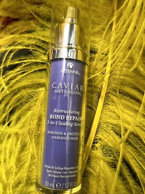 Caviar Anti-Aging Bond Repair 3-in-1 Sealing Serum by Alterna, 1.7 oz (NEW)