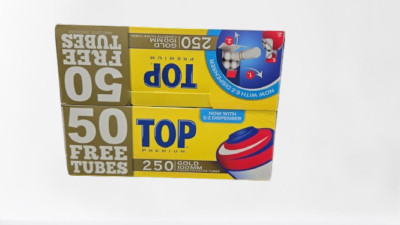 Top Premium Gold 100 mm, pack of 2, 250ct/box,500 in Total