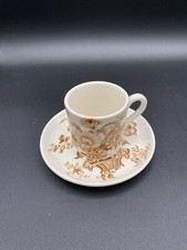 Charlotte by Royal Crownford  England Demitasse/ Espresso Cup & Saucer Vintage