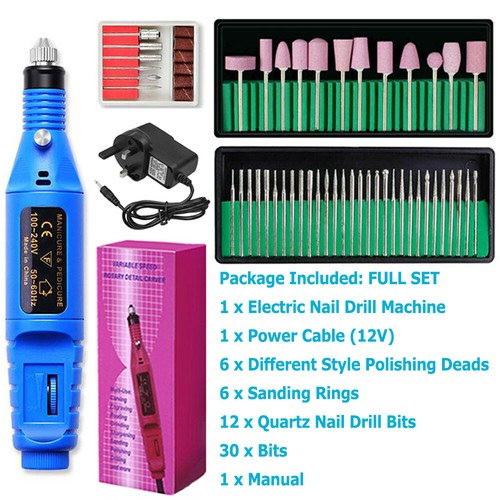 Toe Nail Grinder For Thick Toenails Set Manicure And Pedicure Professional Self - Picture 17 of 21