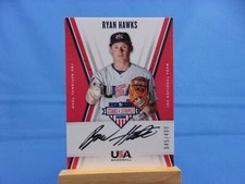 USA Baseball Stars & Stripes 2019 Ryan Hawks Autograph auto 499