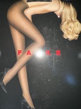 FALKE Fashion tights Color: Black / GREY Size: S/M 40383 - 10