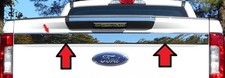 Fits Ford Superduty 17-20 Stainless Polished Chrome Rear Upper Tailgate Trim 1pc