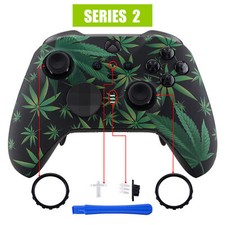 Green Weeds Faceplate Cover Top Shell Case for Xbox One Elite 2 Controller 1797