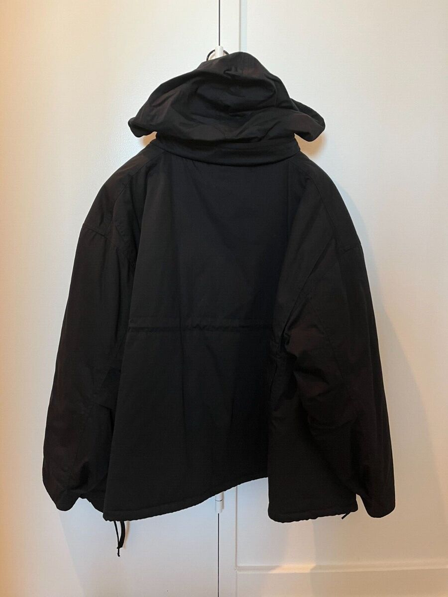 Balenciaga Swing Oversized Hooded Cotton-twill Jacket in Balenciaga Swing Oversized Hooded Cotton-twill Jacket in