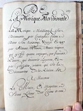 17th 18th Century Intro. Geographie Geography Manuscript Handwritten Calligraphy