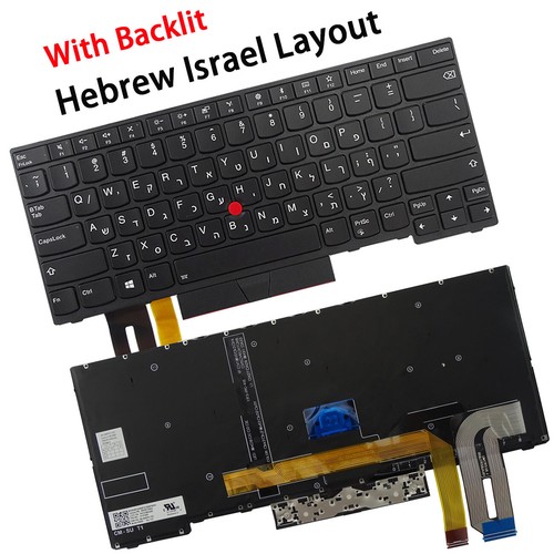 UK US Spanish Backlit Keyboard for Thinkpad T490 (20Q9 20QH 20RY 20RX 20N2 20N3) - Afbeelding 17 van 37