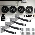 Autoreifen Wandhalter 4tlg Reifenhalter Felgen Reifen Wand-Halterung Baum Halter