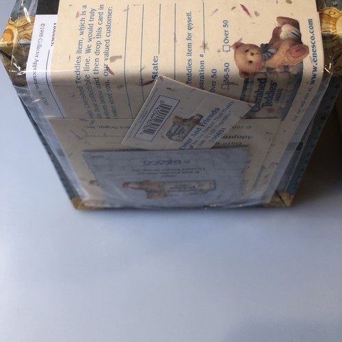 NOS Cherished Teddies Elmer and Friends 786691 Enesco (Bears w/ Toy) Figurine - Picture 4 of 6