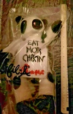 2002 Chick Fil A Eat Mor Chikin Mascot Cow Plush Bean Bag 12" Tall