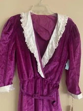 Vintage Cottage Core Festival Ruffle Boho Romantic Party Dress 1970s NWT 13/14