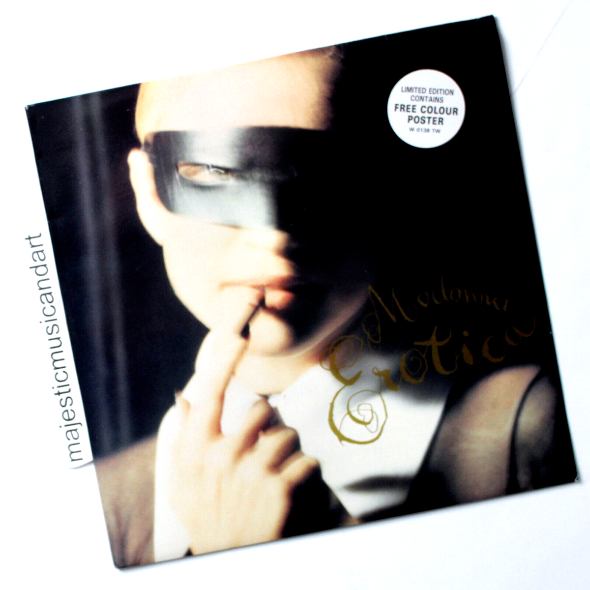 マドンナ Eroticaポスター ORIGINAL 1992 MADONNA POSTER EROTICA 12 INCH VINYL EX+ VERY