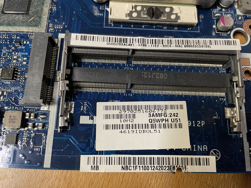 Placa madre Packard Bell TE11HC INTEL B830 Q5WVH LA-7912P Acer Aspire - Imagen 2 de 8