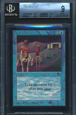 Collectors  Edition Time Walk BGS 9 Graded Magic MTG (6013)