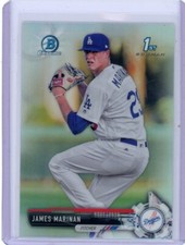 james marinan 2017 bowman chrome 1st bowman refractor dodgers