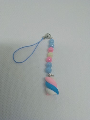 Phone Charm Beaded Flump Sweet Suitable For All Zippers Bag Pencil Case Purse - 第 1/1 張圖片