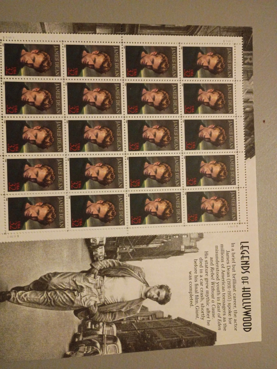 James Dean Stamp Sheet for sale | eBay
