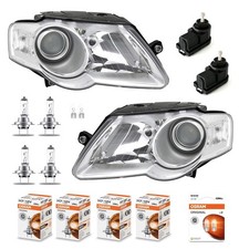 Scheinwerfer Set für VW Passat 3C 2005-2011 inkl OSRAM Original Line H7 W5W