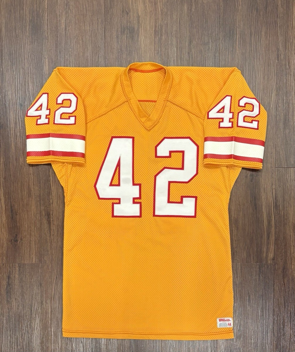 Vtg 1978-81 Ricky Bell #42 Tampa Bay Buccaneers Wilson Creamsicle