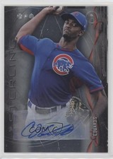 2014 Bowman Sterling Prospect Auto Carl Edwards Jr CJ Edwards #BSPA-CE Auto 0q3