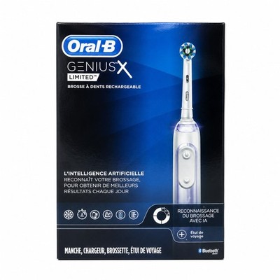 Oral-B Genius X Limited Rechargeable Electric Toothbrush (Orchid Purple)