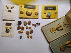 US Military Medals Buttons Lot WW1 &WW2 Insignia Collectibles .925 sterling