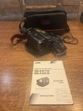 Vintage 1996 JVC GR-AX510 Compact VHS-C Camcorder VHS Video Camera NOT TESTED