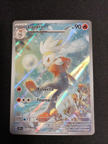 CARTE POKÉMON ZERAORA 151/142 AR Full Art Couronne Stellaire EV07 Fr