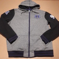 NFL Team Apparel Baltimore Ravens Full Zip Hoodie Men's XL Embroidered Ravens 96