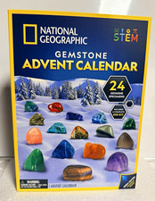 National Geographic STEM pierres précieuses calendrier de l'avent 24 pièces kit de fouilles réutilisables
