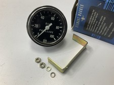 Stewart Warner 82406 Mechanical Oil Pressure Gauge 2 58 0-100 Psi