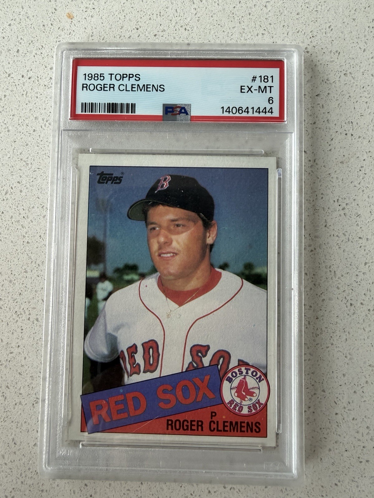 1985 Topps - Roger Clemens #181 (RC) PSA 6 Freshly Slabbed