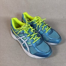 Zapatos para correr Asics Gel Contend 4 C707N para mujer talla 9 para mujer 7 para hombre azules y verdes