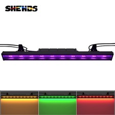 SHEHDS IP65 LED Retro 10x20W Amber Wall Wash Light Strobe Bar Party