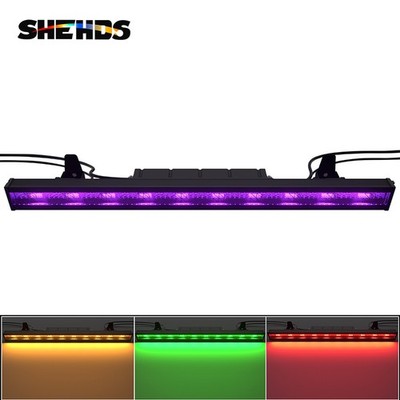 SHEHDS IP65 LED Retro 10x20W Amber Wall Wash Light Strobe Bar Party