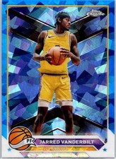 2023-24 Topps Chrome Sapphire Edition #163 Jarred Vanderbilt Los Angeles Lakers