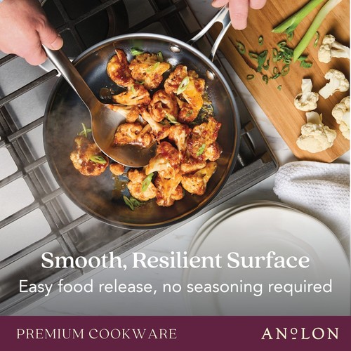 Anolon N2 Carbon Steel Induction Skillet 25cm - Picture 5 of 11