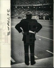 1976 Press Photo Saints Hank Stram seeks No. 4. - nos34610