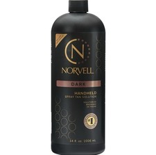 Norvell Premium Spray Tan Solution Dark 34 fl oz   Professional Sunless Tanning