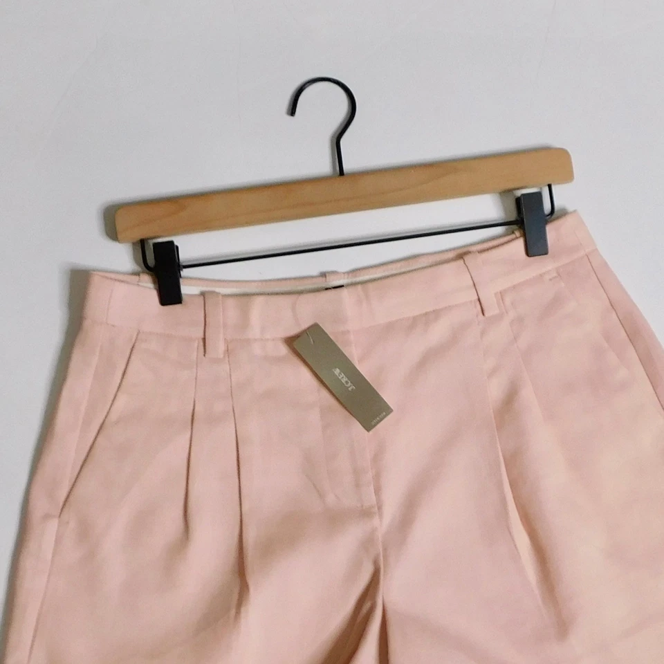 NWT!! J. CREW Lucia Short Stretch Linen Blend Ballet Slipper Pink Shorts Size 4 - Image 3 of 4