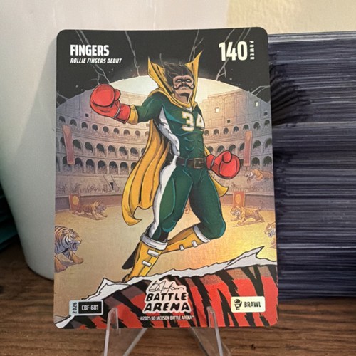 Bo Jackson Battle Arena Fingers Rollie Fingers Non-Sport Trading Card Brawl 2026